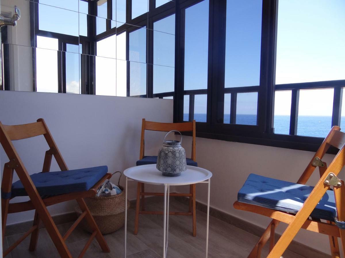 Acogedor estudio en Candelaria en primera línea de mar Exterior foto