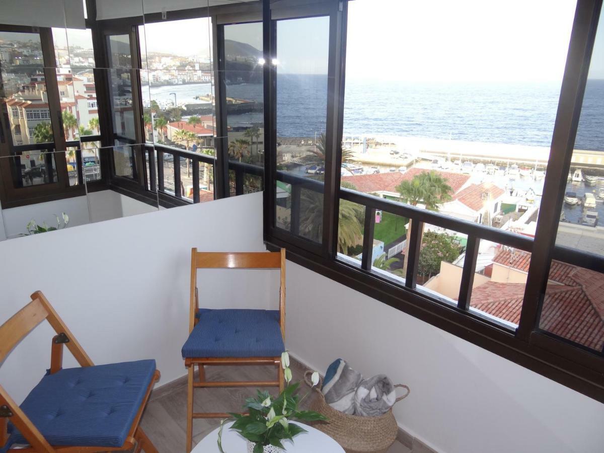 Acogedor estudio en Candelaria en primera línea de mar Exterior foto